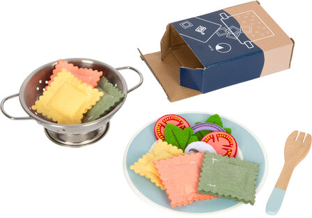 Houten Speeleten Pasta Chef Set, 19dlg.