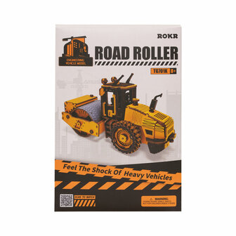 Houten Puzzel 3D Road Roller Robotime 16,5x7x10cm