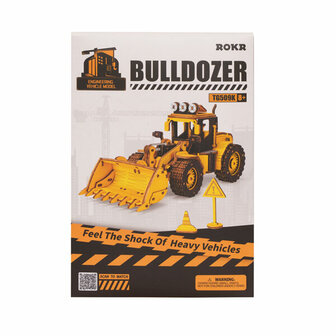 Houten Puzzel 3D Bulldozer Robotime 18&times;6,5x9cm