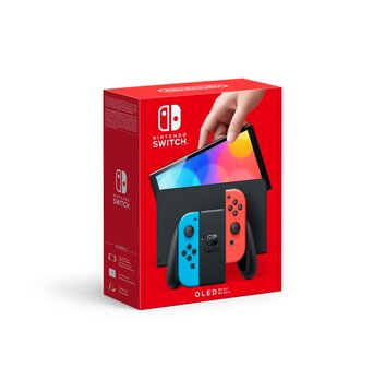 Nintendo Switch Console (OLED Model) - Blauw/Rood