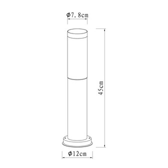 Tuinlamp Lech 3 RVS