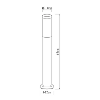 Terraslamp Lech 2 RVS