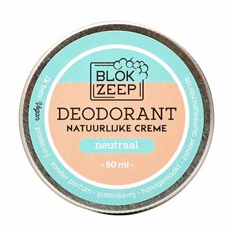 Deodorant Cr&egrave;me &ndash; Neutraal