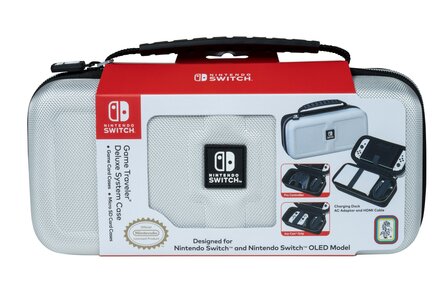 Bigben Official Traveler System Case - White (Nintendo Switch/Nintendo Switch Oled)