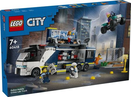 LEGO City Politie Politielaboratorium in truck