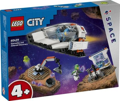 LEGO City Space Ruimteschip en ontdekking van astero&iuml;de