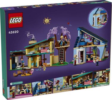 LEGO Friends Olly en Paisley&#039;s huizen