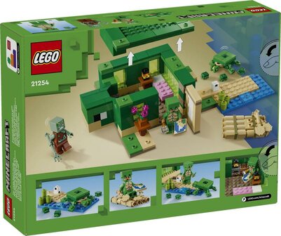 LEGO Minecraft Het schildpadstrandhuis