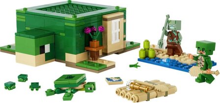 LEGO Minecraft Het schildpadstrandhuis