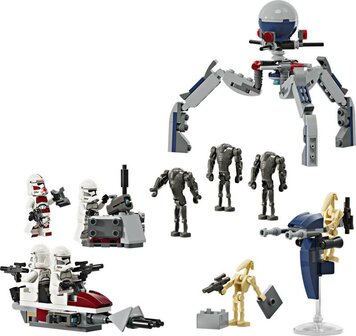 LEGO Star Wars Clone Trooper &amp; Battle Droid Battle Pack