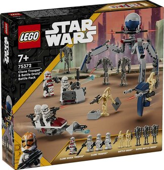 LEGO Star Wars Clone Trooper &amp; Battle Droid Battle Pack