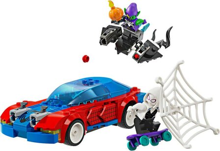 LEGO Super Heroes Spider-Man racewagen en Venom Green Goblin