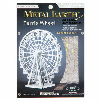 Metal Earth Ferris Wheel Zilver Editie