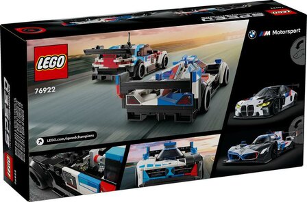 LEGO Speed Champions BMW M4 GT3 &amp; BMW M Hybrid V8 racewagens