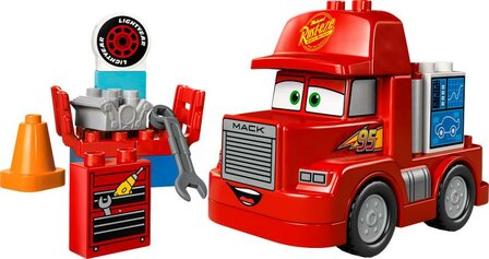 LEGO DUPLO Disney Mack bij de race