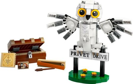 LEGO Harry Potter Hedwig bij Ligusterlaan 4