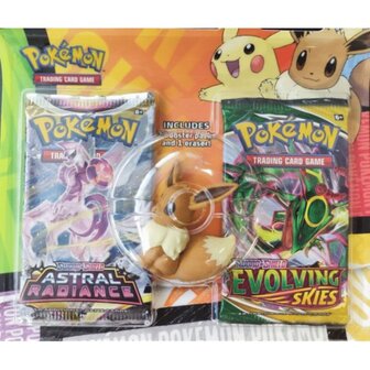 Pokemon Back to School Eraser Blister &ndash; Eevee