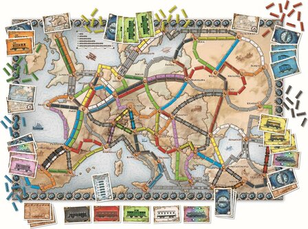 Ticket to Ride Europe (Engelstalig)