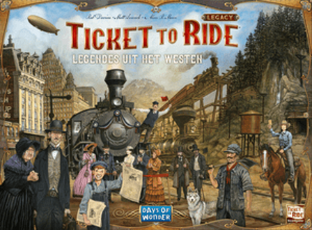 Ticket to Ride Legacy Legendes uit het Westen