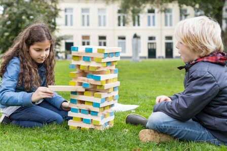 Grote Toren met Dobbelsteen (Jenga)