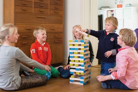 Grote Toren met Dobbelsteen (Jenga)