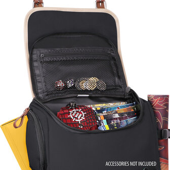 Designer Edition Full Size Trading Card Storage Box Backpack - Black