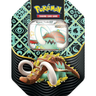 Pokemon Paldean Fates Tin &ndash; Great Tusk