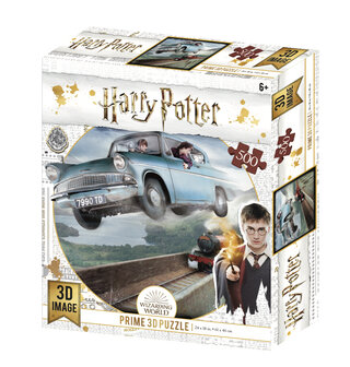 3D Image Puzzel - Harry Potter Ford Anglia (500)