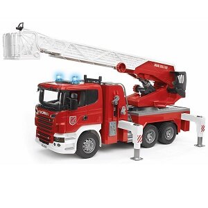 Bruder Scania Super 560R brandweerwagen met licht en geluid