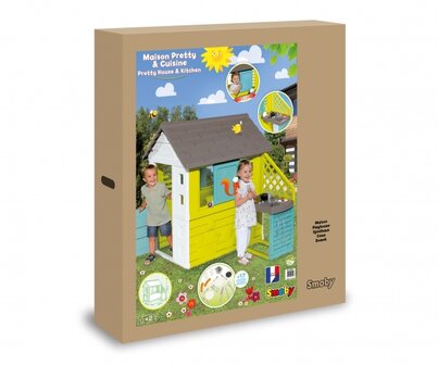 Smoby Pretty speelhuis + zomerkeuken