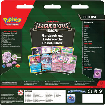 Pokemon - Scarlet &amp; Violet Gardevoir EX League Battle Deck