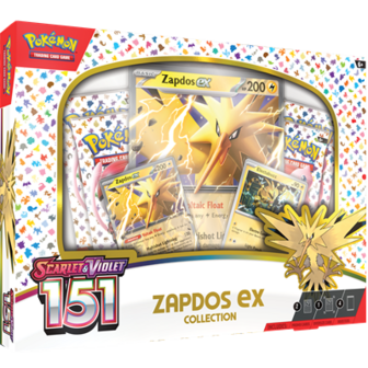 Pokemon 151 Zapdos ex Box