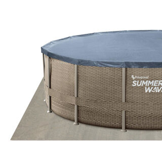 Summer Waves Zwembad Elite Frame 427 X 107 cm Dark Triple Basketweave+filterpomp