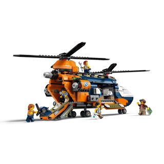 LEGO City Exploration Jungleonderzoekers Helikopter Bij de Basis