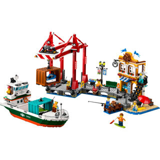 LEGO My City Haven Met Vrachtschip