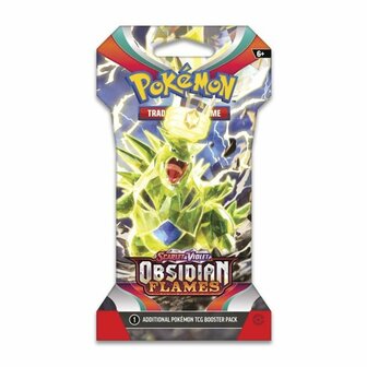 Pok&eacute;mon Scarlet &amp; Violet Obsidian Flames Sleeved Booster