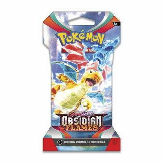 Pok&eacute;mon Scarlet &amp; Violet Obsidian Flames Sleeved Booster