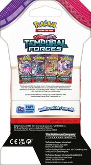 Pok&eacute;mon Scarlet &amp; Violet Temporal Forces Sleeved Booster