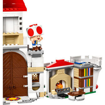 LEGO Super Mario Gevecht met Roy bij Peach&#039; kasteel