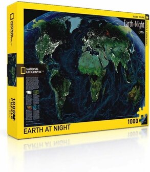 Earth at Night &ndash; National Geographic Puzzel