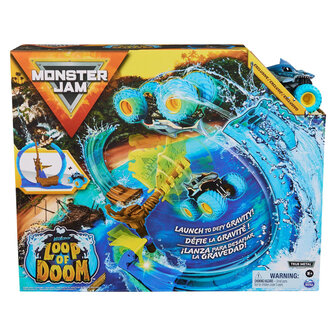 Monster Jam 1:64 Megalodon&rsquo;s Loop of Doom Playset