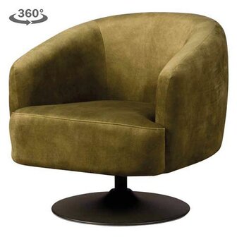 Barga Fauteuil - Bliss 19 green (draaibaar)