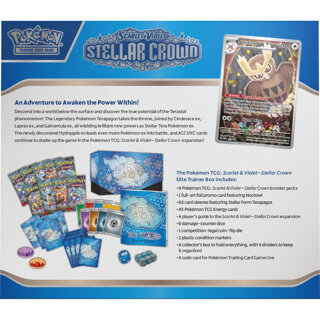 Pok&eacute;mon TCG SV07 Stellar Crown Elite Trainer Box