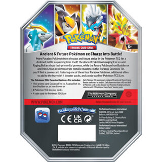 Pok&eacute;mon TCG Paradox Destinies Tin