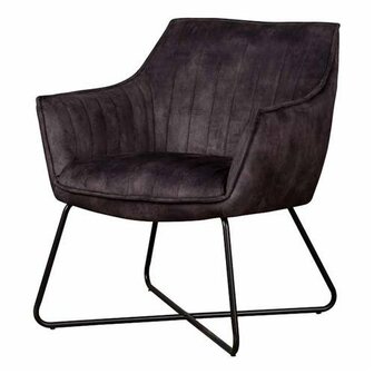 Monte Fauteuil - fabric Adore 29 anthracite