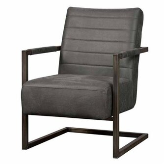 Rocca Fauteuil - Bull anthracite