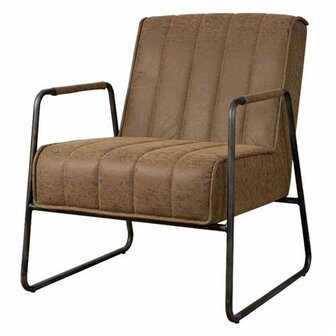 Santo Fauteuil - fabric Miami 005 brown