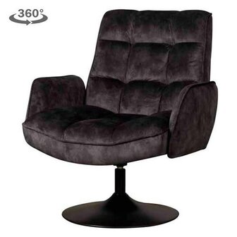 Tropea Fauteuil - Adore dark grey 29 (draaibaar)