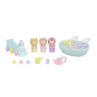 Sylvanian Families Drieling BABY Creme Konijn Badspeelset