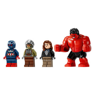 LEGO Super Heroes Captain America vs. Rode Hulk duel